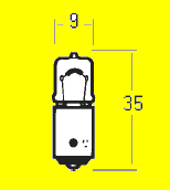 Žarnica H6 12V 6W BAX9S
